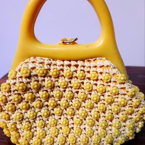 Marcus Brothers Retro 1950s  Antique Purse. Made in Italy